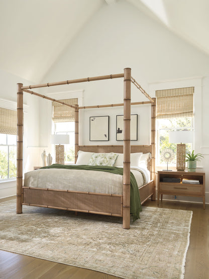 Key Biscayne - Wynwood Open Nightstand - Light Brown