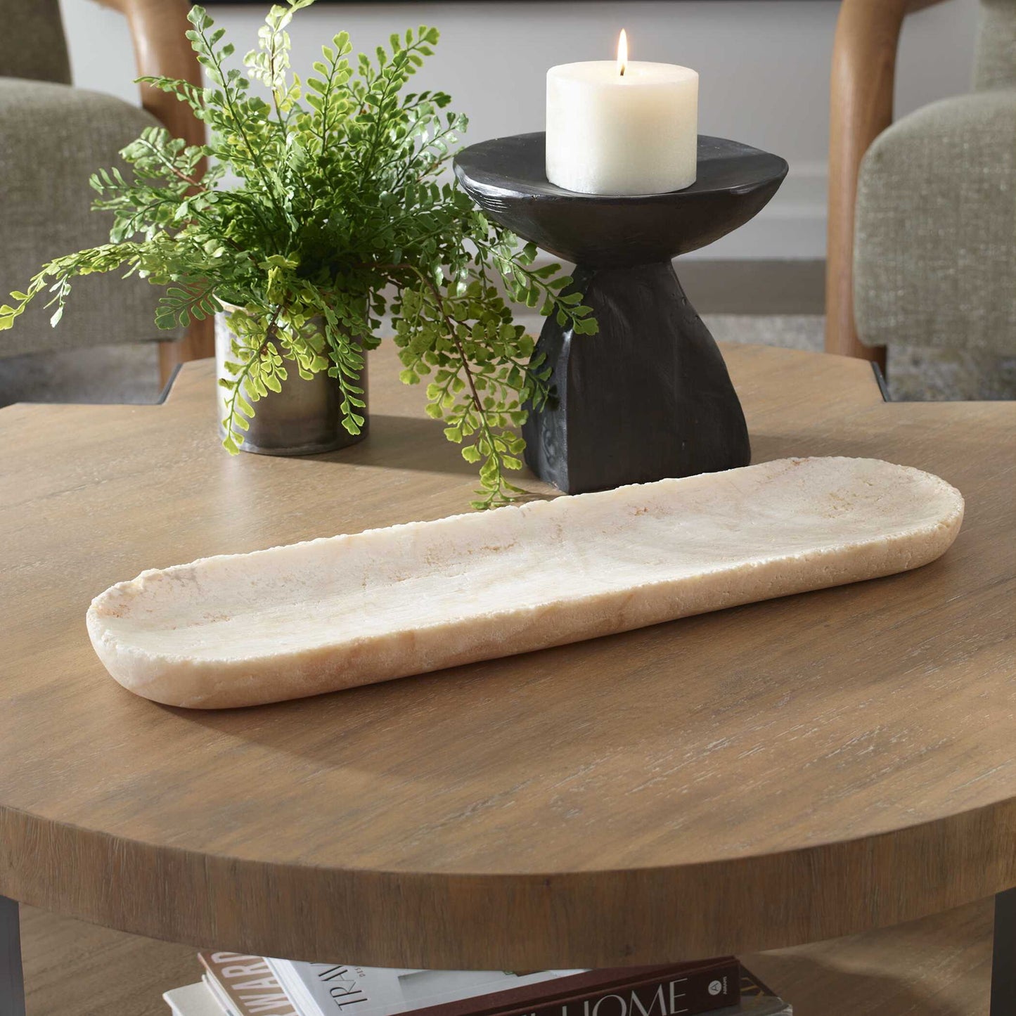 Sculpted Onyx - Bowl - Beige