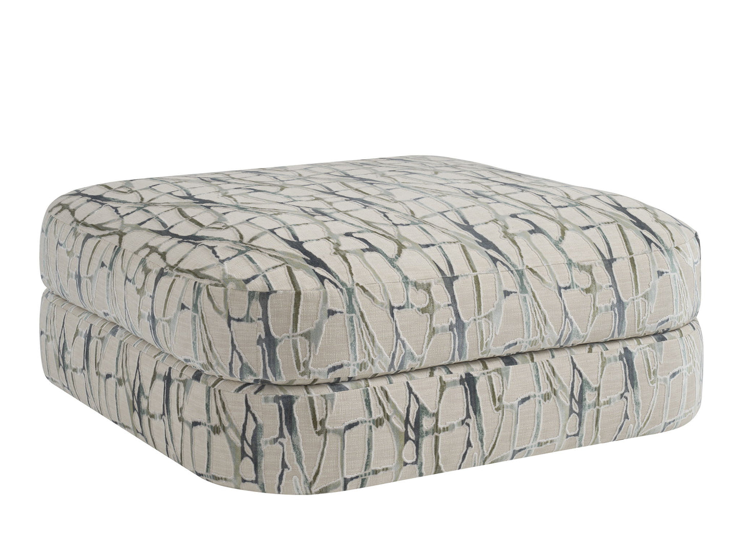 Copacabana - Carmela Bumper Ottoman - White