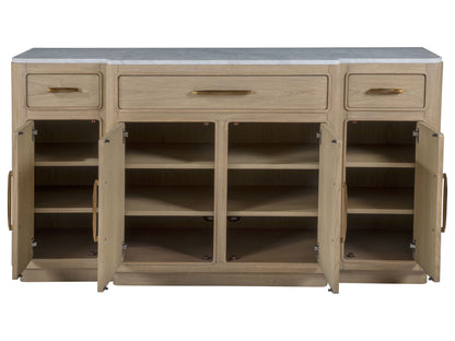 Simpatico - Simpatico Buffet With Marble Top - Light Brown