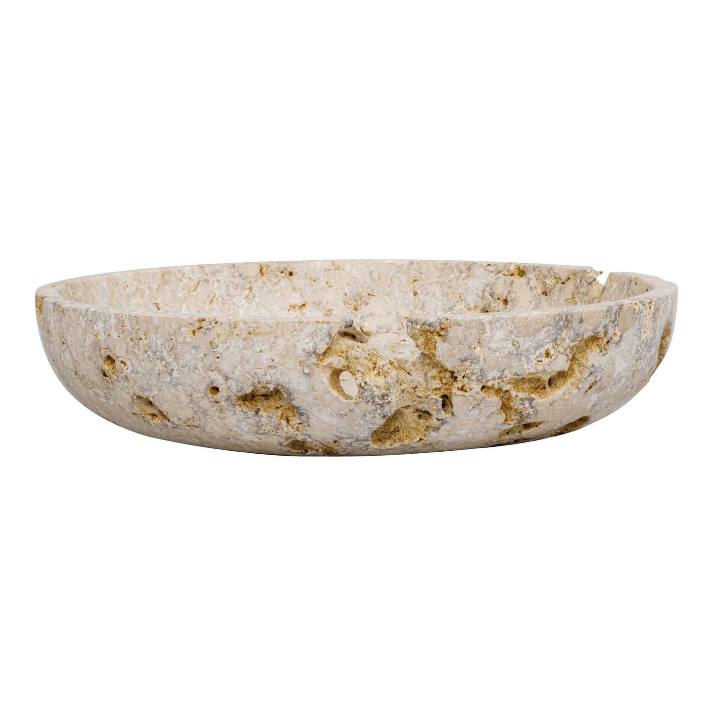 Quarried Stone - Indoor-Outdoor Bowl - Brown