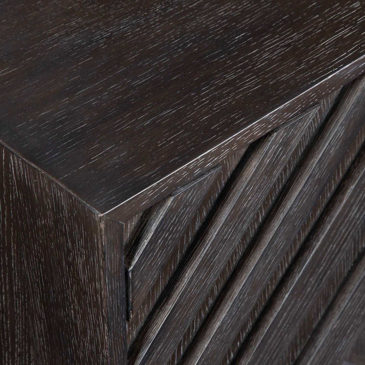 Faulkner - 4 Door Cabinet - Black
