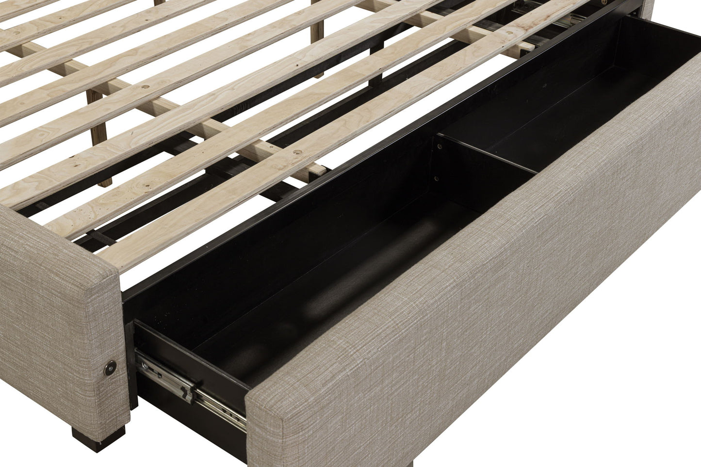 Kennedy - King Storage Drawer 6/6 - Balanced Fossil