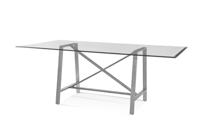 Ross - Rectangular Dining Base - Gray