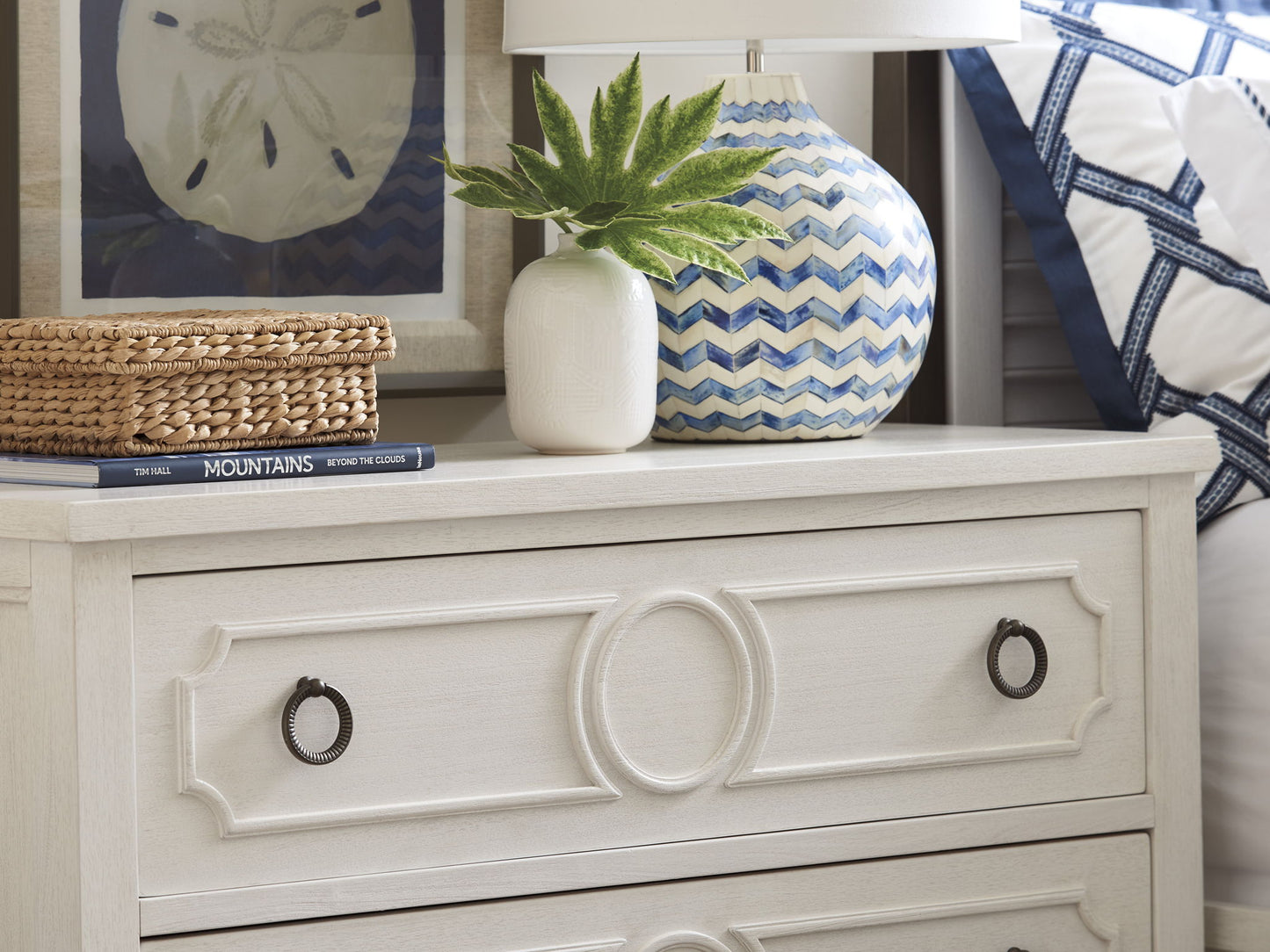 Ocean Breeze - Brantley Bachelors Chest - White