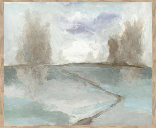 Blue Forest - 48" x 72" Painting By Buddy Whitlock - Blue