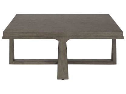 Cohesion Program - 17" Rousseau Square Cocktail Table - Dark Brown