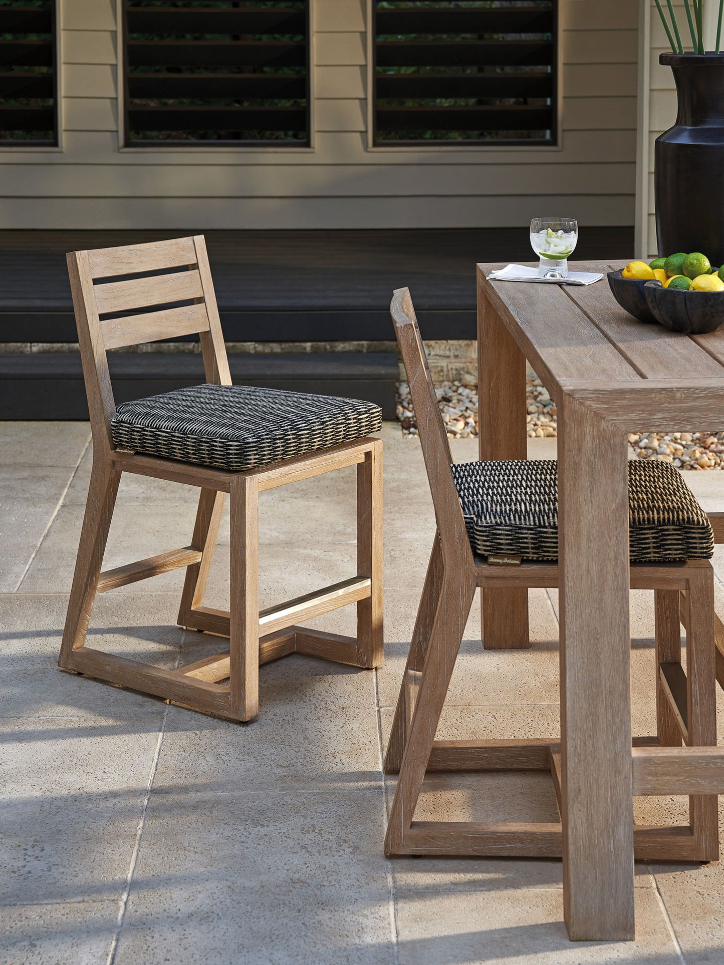 Stillwater Cove - High/Low Bistro Table - Dark Brown