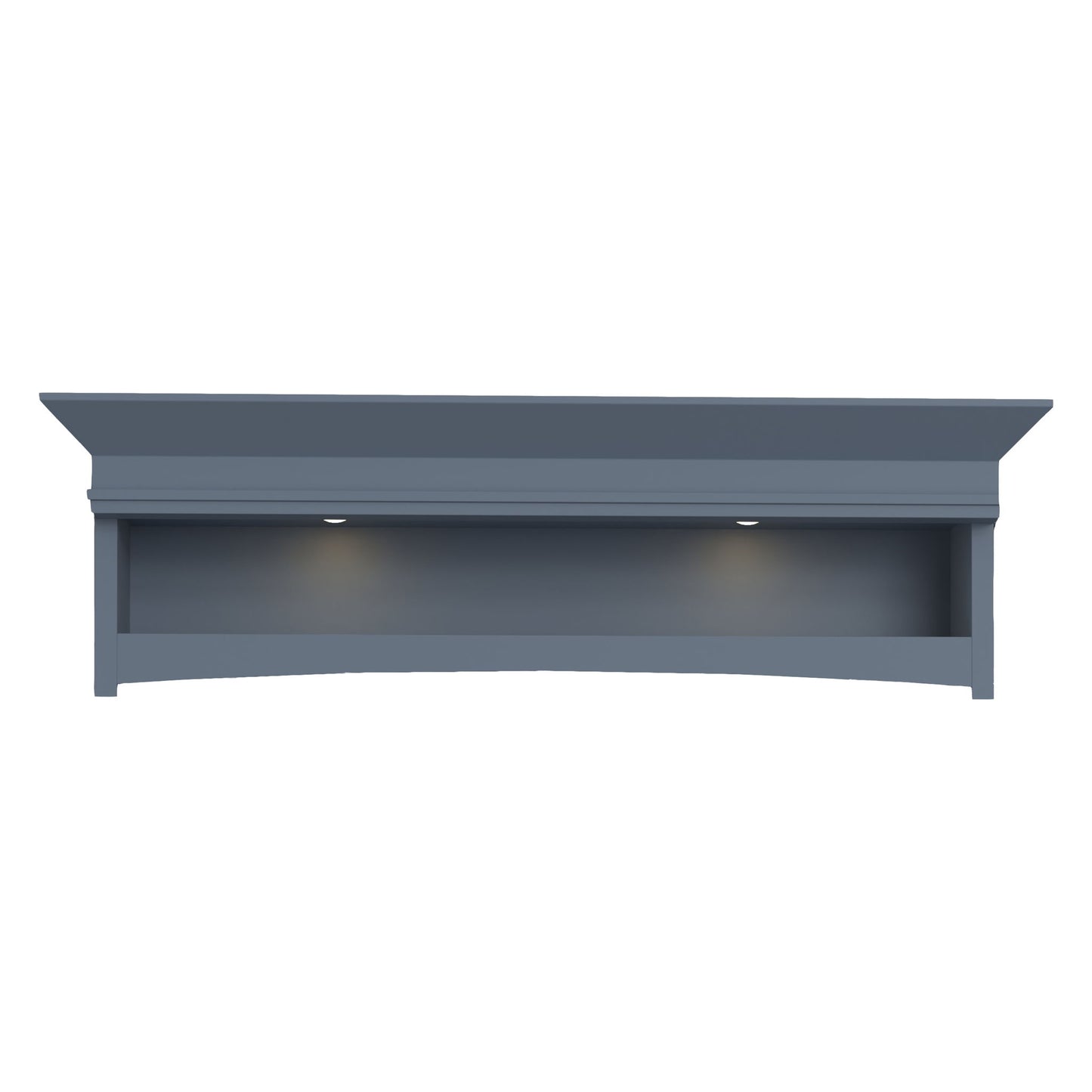 Americana Modern - Hutch Bridge With LED Light - Denim