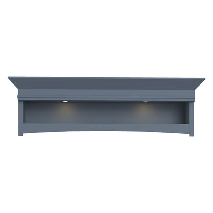 Americana Modern - Hutch Bridge With LED Light - Denim
