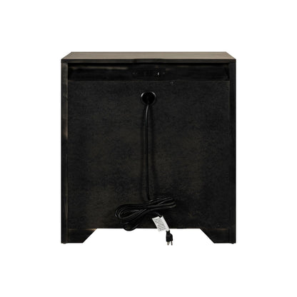 Proximity Place - Nightstand With Charging Station - Barley Buff