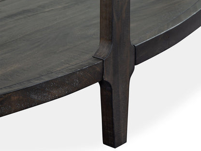 Boswell - Demilune Sofa Table - Peppercorn
