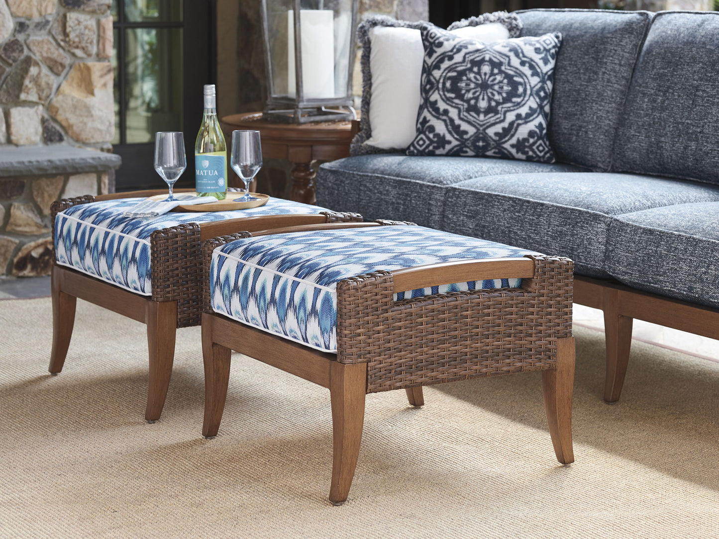 Harbor Isle - Ottoman - Dark Brown