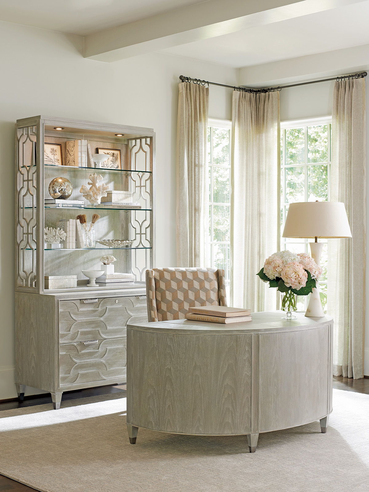 Greystone - Octavia File Chest - Beige