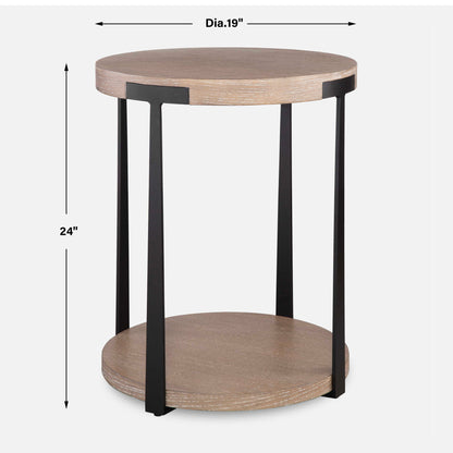 Palisade - Round Side Table - Natural