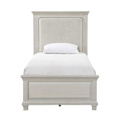 Silver Sands - 3/3 Twin Panel Headboard - Gray