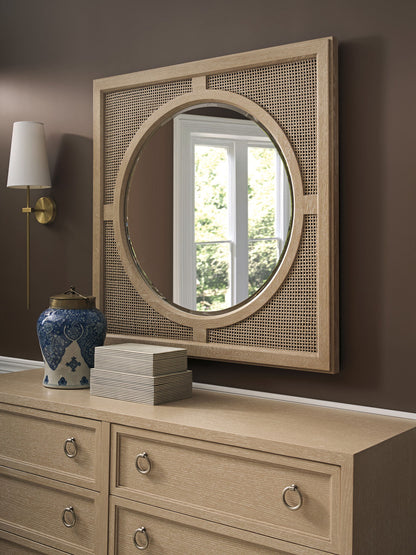 Sunday Morning - Penmore Square Mirror - Beige