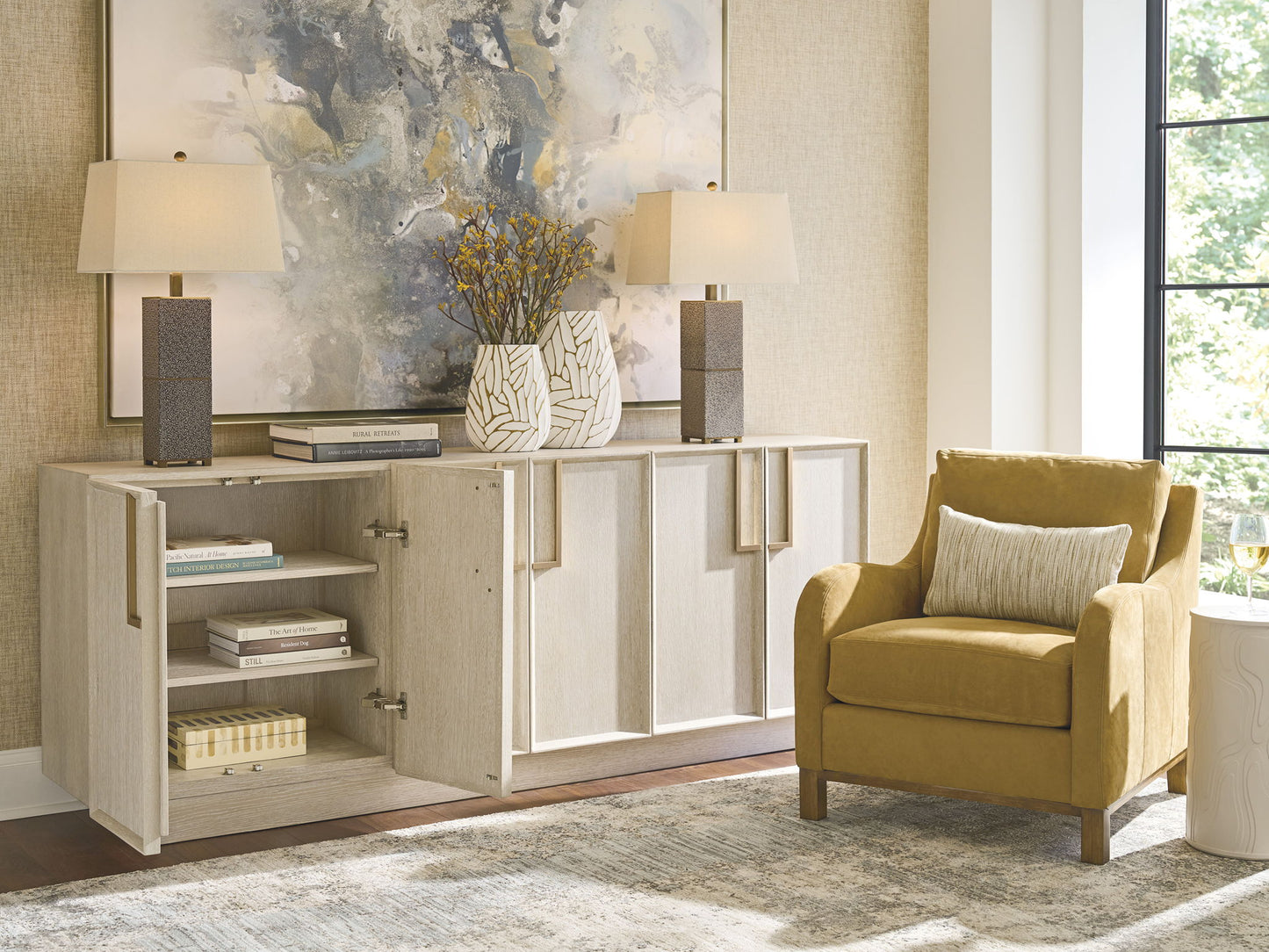 Copacabana - Coralina Media Console - White