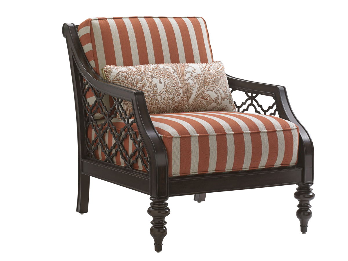 Royal Kahala Black Sands - Lounge Chair - Dark Brown / Red