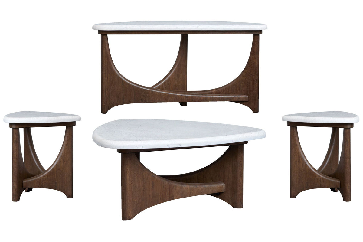Arwen - Shaped Cocktail Table Set