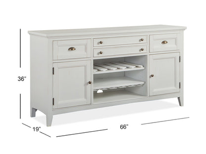 Heron Cove - Extendable Counter Height Dining Table Set