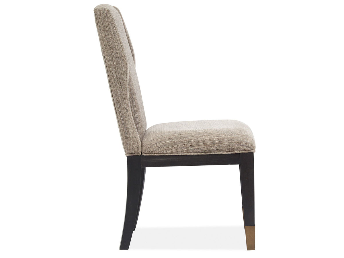 Ryker - Upholstered Host Side Chair (Set of 2) - Nocturn Black And Coventry Gray