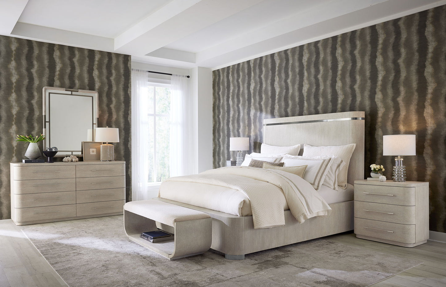 Modern Mood - Three Drawer Nightstand