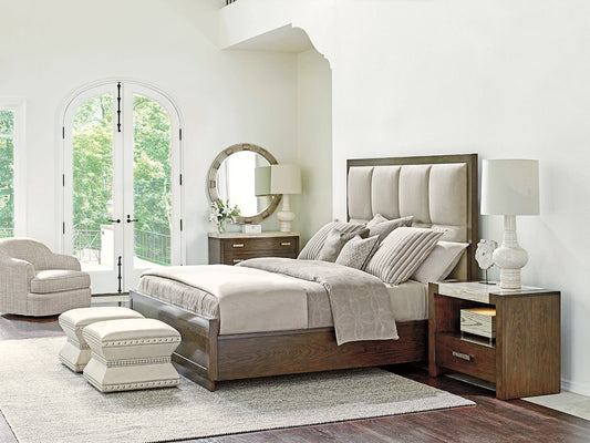 Laurel Canyon - Beverly Round Mirror - Gray