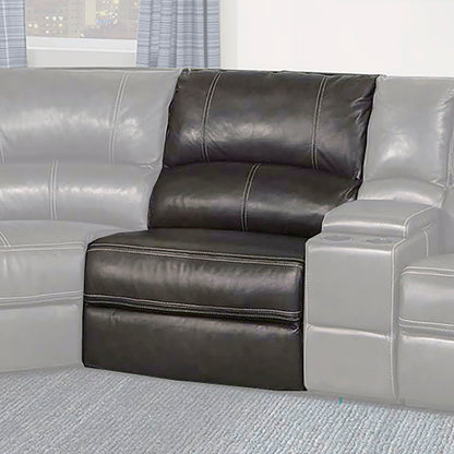 Swift - Power Armless Recliner - Twilight