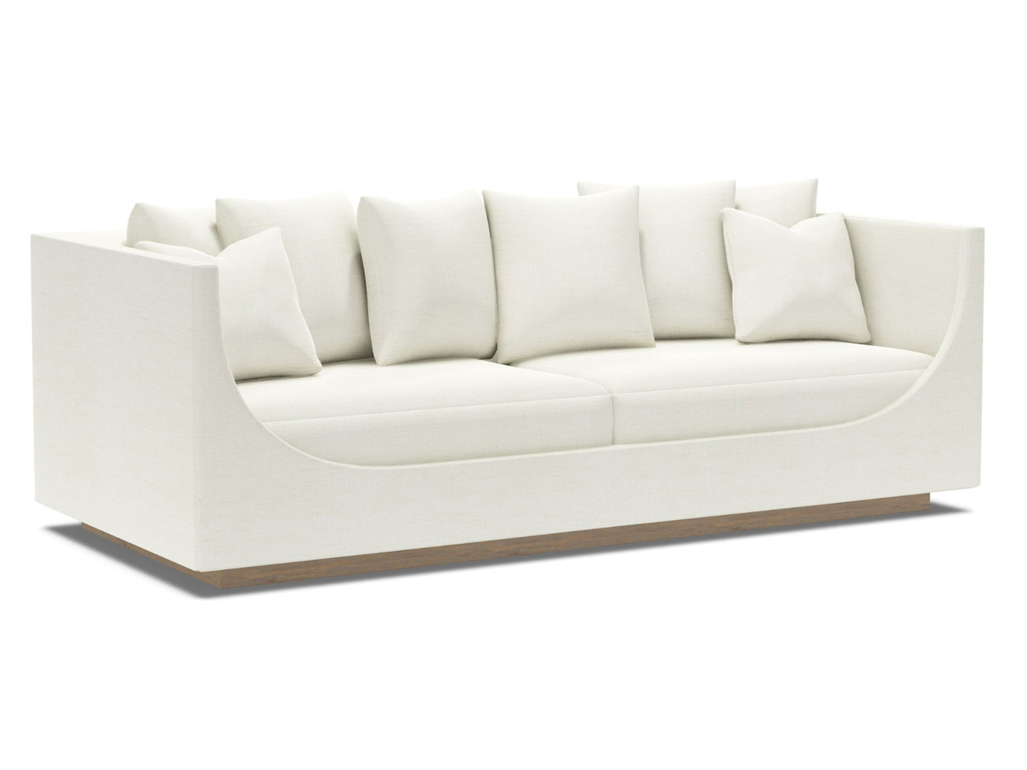Artistica Upholstery - Claudette Bench Seat Fabric Sofa