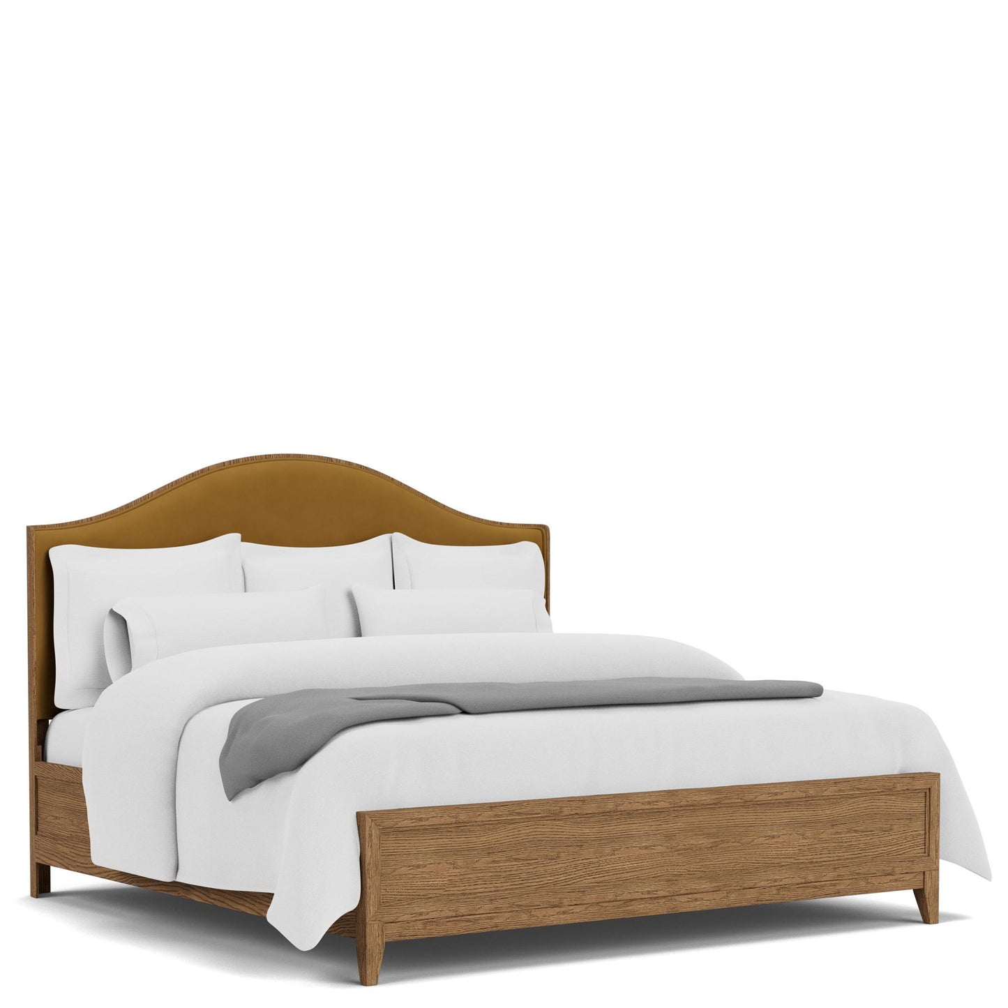Halbrooke - King Upholstered Headboard - Light Brown