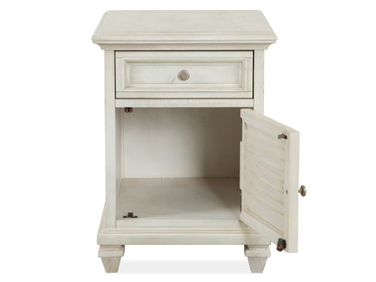 Newport - Chairside End Table - Alabaster