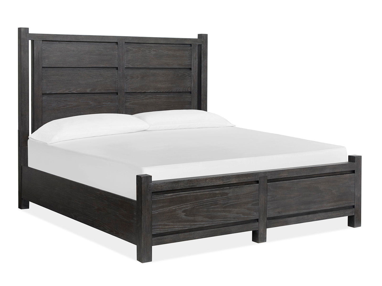Plum Creek - King Panel Footboard - Ravenwood Black