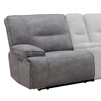 Gladiator - Zero Gravity Power Left Arm Facing Recliner - Sky