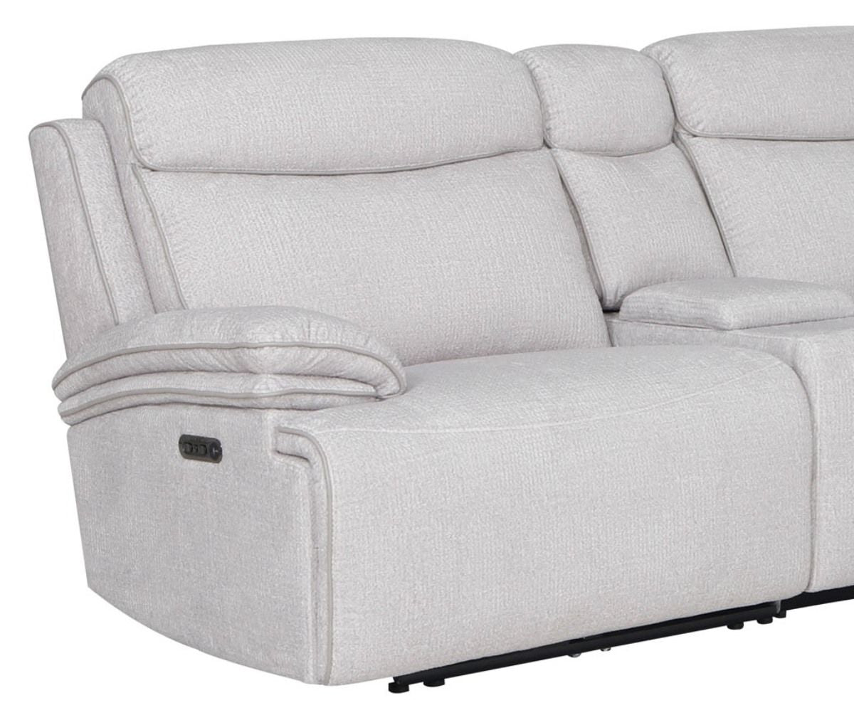 Alpine - Power Left Arm Facing Zero Gravity Recliner P2 - Airy Snow
