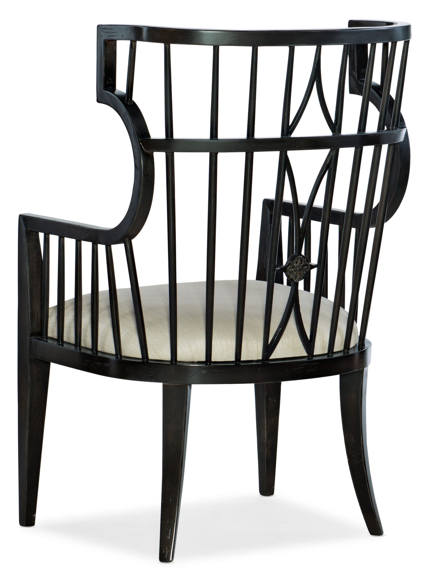 Sanctuary 2 - Couture Host Chair - Beige / Black