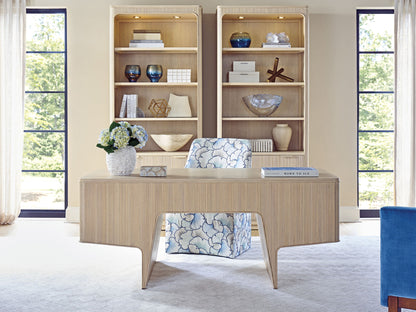 Montreux - Montreux Executive Desk - Light Brown