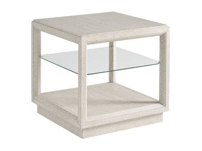 Copacabana - Altura Square End Table - White
