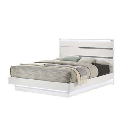 Paradox - 6/6 King Panel Rails & Slats - White
