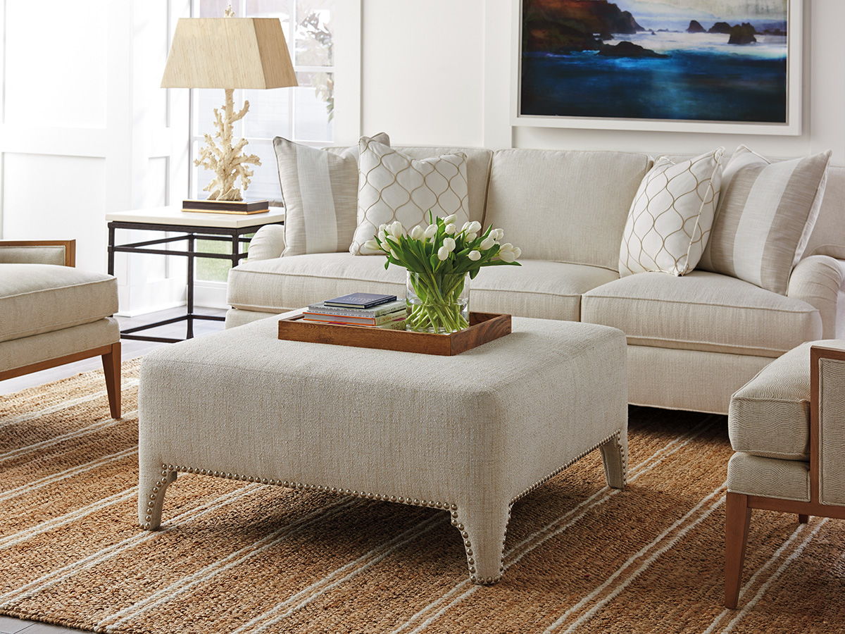 Barclay Butera Upholstery - Sheffield Cocktail Ottoman