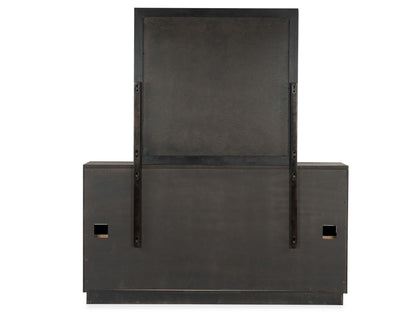 Selena - Double Drawer Dresser With Landscape Mirror - Brown