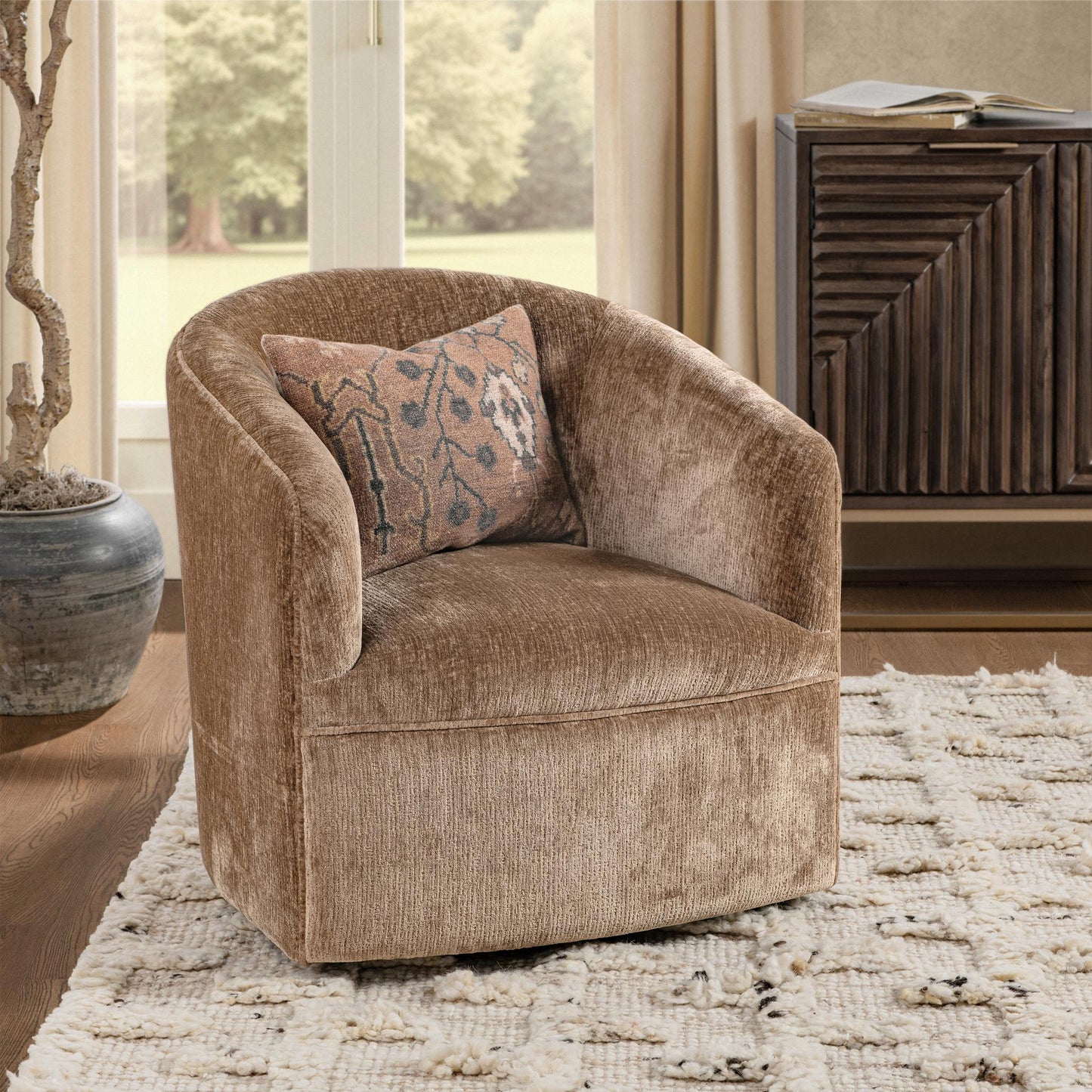 Valencia - Swivel Accent Chair