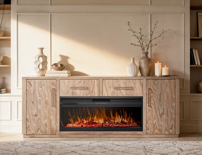 Electric Fireplace - Black