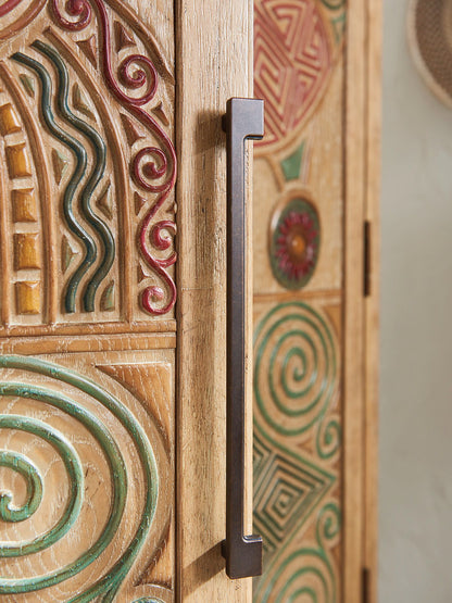 Los Altos - Cameroon Bar Cabinet - Light Brown