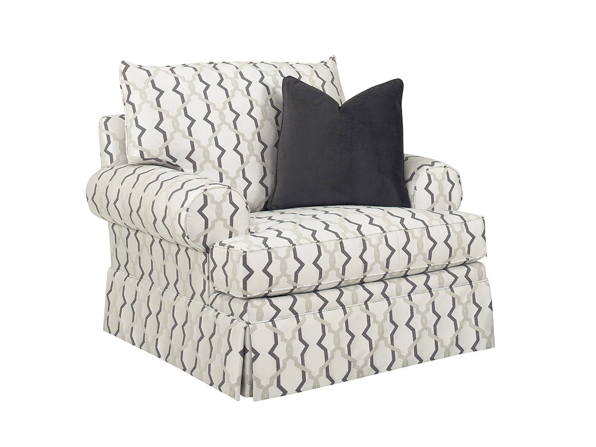Lexington Upholstery - Townsend Swivel Chair - Beige