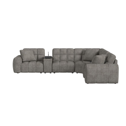 Odyssey - Console With Music Controller, FD Cup Holders, Reading Light - Amount Gray