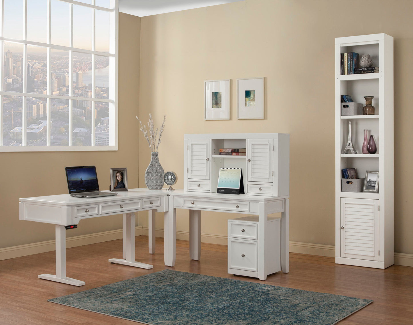 Boca - Hutch - Cottage White