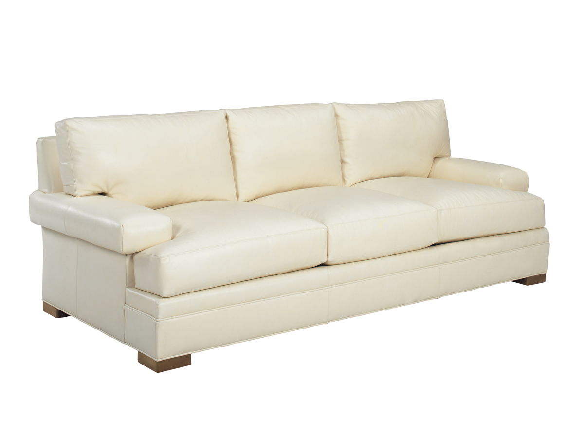 Barclay Butera Upholstery - Maxwell Leather Sofa - Beige