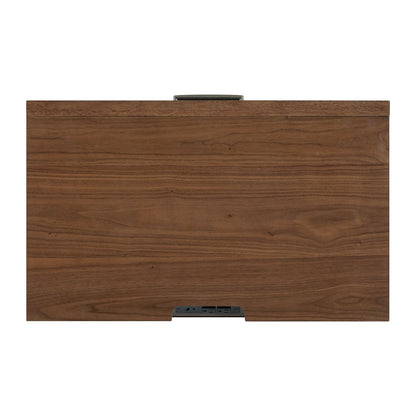 Century Modern - Nightstand With Charging Station - Walnut