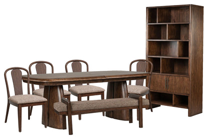 Belville - Extendable Trestle Dining Table Set